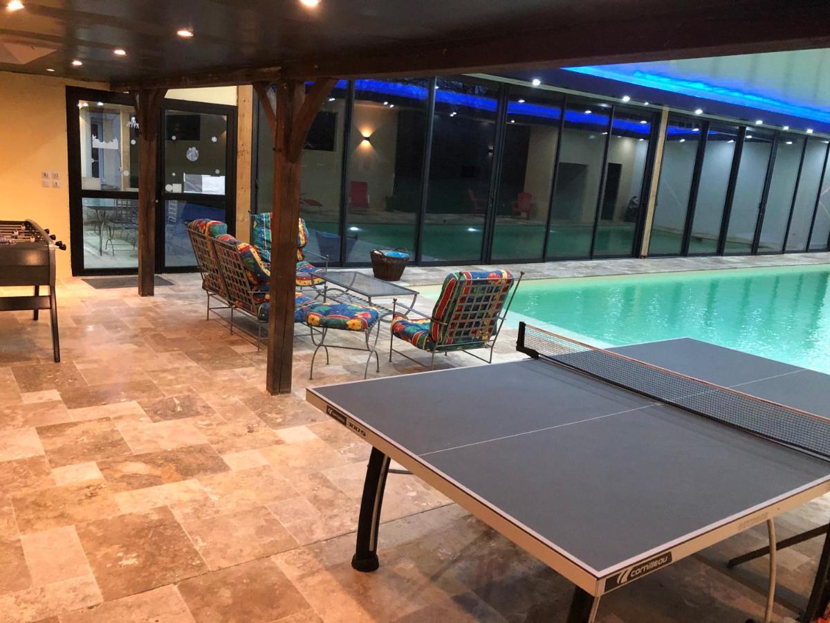 Cottage piscine intérieure31degrés ZOO LA FLECHE24H du Mans Clermont-Creans Extérieur photo